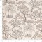 Beige Taupe Performance Grade Global-Inspired Toile Woven Pattern Upholstery Fabric by The Yard - SKU: Elmira Sandstone